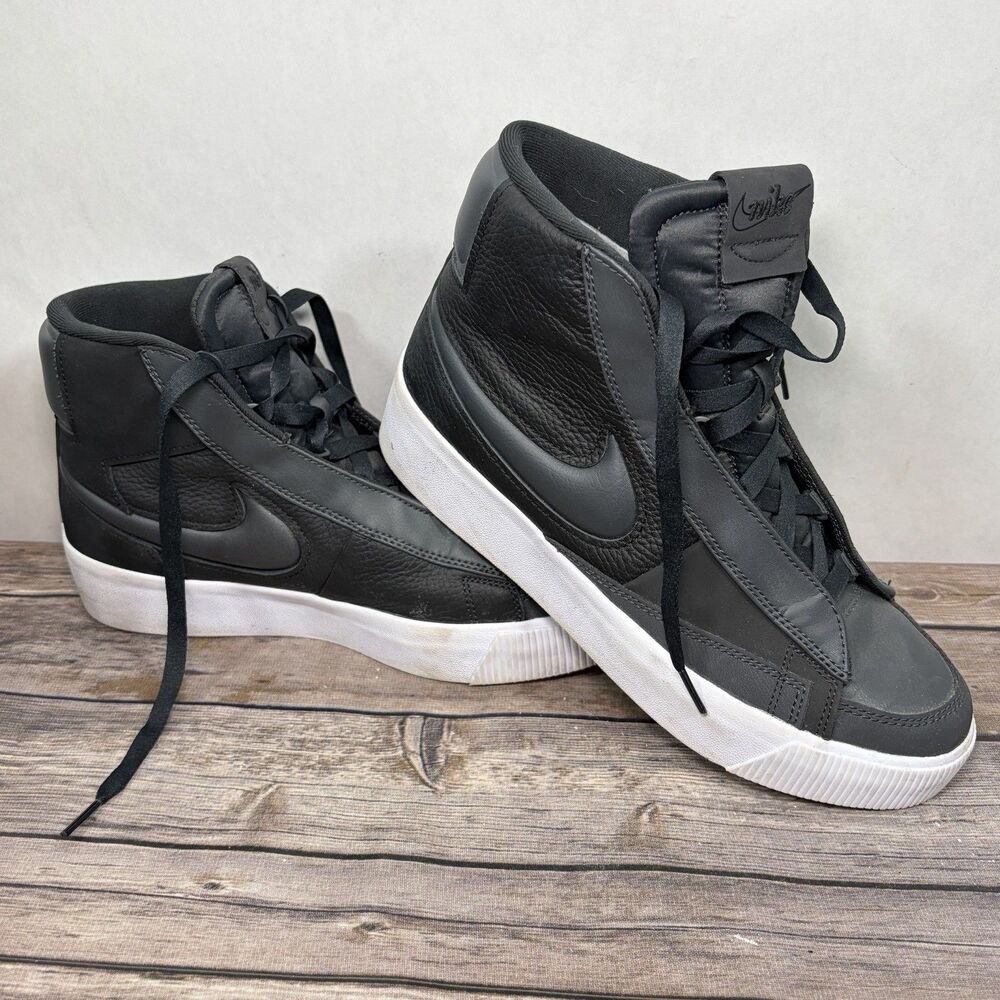 Nike Blazer Mid Victory Black Off Noir Sneakers Womens Size 8.5 DR2948-001